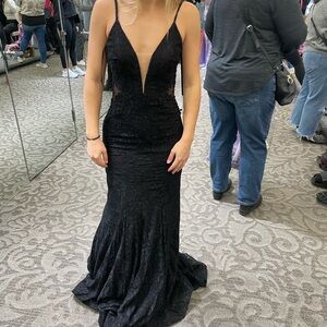 La Femme Black 32315 Prom Dress